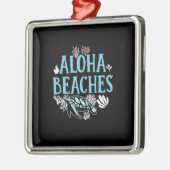 Turtle Lover | Strände von Aloha Ornament Aus Metall (Links)