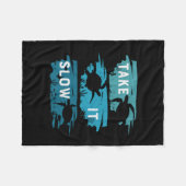 Turtle Lover | Take It Slow Fleecedecke (Vorderseite (Horizontal))