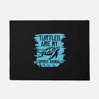 Turtle Lover Turtles Are My Spirit Animals Fußmatte