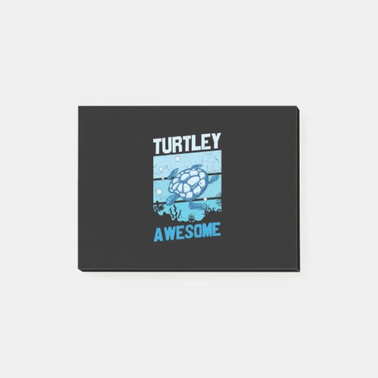 Turtle Lover | Turtley Phantastisch Post-it Klebezettel (Vorderseite)