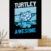 Turtle Lover | Turtley Phantastisch Poster (Küche)