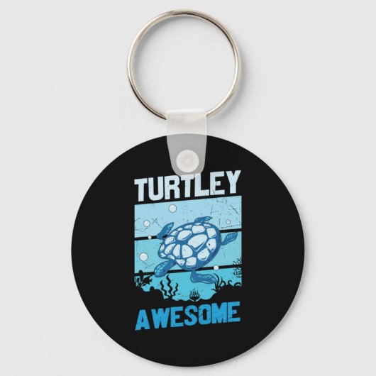 Turtle Lover | Turtley Phantastisch Schlüsselanhänger (Vorderseite)