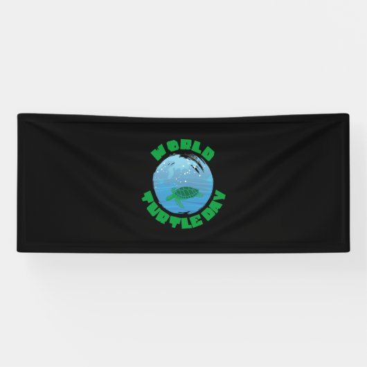 Turtle Lover | Weltschildkrötentag Banner (Horizontal)