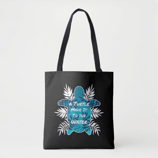 Turtle made it to water tropical wow tasche (Vorderseite)