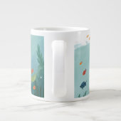 Turtle malen Jumbo-Tasse (Rückseite)