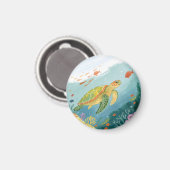 Turtle malen magnet (Vorderseite/Rückseite)
