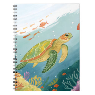 Turtle malen notizblock
