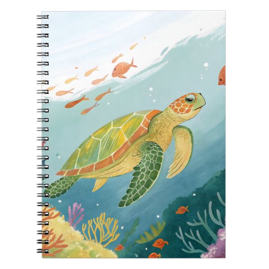 Turtle malen notizblock (Vorderseite)