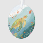 Turtle malen ornament (Vorderseite)