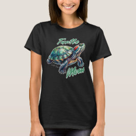 Turtle-Mama Rotwangen-Schmuckschildkröte Geschenk  T-Shirt
