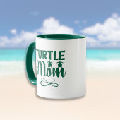 Turtle-Mama Umwelt-Strand-Thema Tasse
