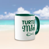 Turtle-Mama Umwelt-Strand-Thema Tasse