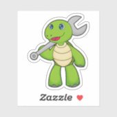 Turtle Mechanic Wrench Aufkleber (Blatt)