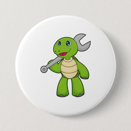 Turtle Mechanic Wrench Button (Vorderseite)