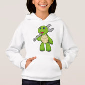 Turtle Mechanic Wrench Hoodie (Vorderseite)