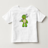 Turtle Mechanic Wrench Kleinkind T-shirt (Vorderseite)