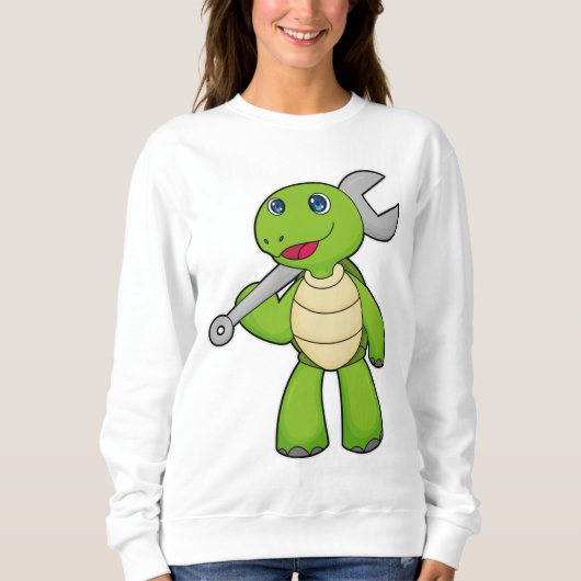 Turtle Mechanic Wrench Sweatshirt (Vorderseite)
