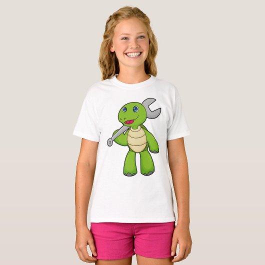 Turtle Mechanic Wrench T-Shirt (Vorne ganz)