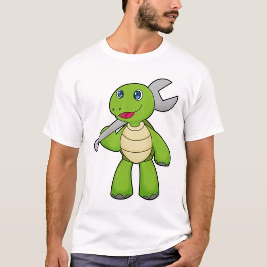 Turtle Mechanic Wrench T-Shirt (Vorderseite)