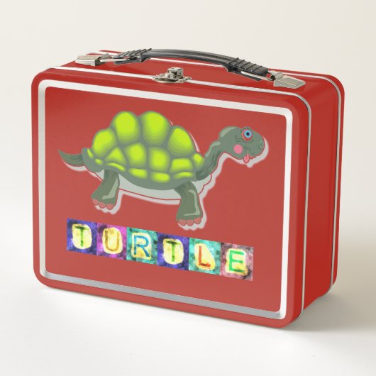 Turtle Metal Lunch Box (Vorderseite)