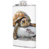 Turtle Miss You Flask Flachmann (Links)