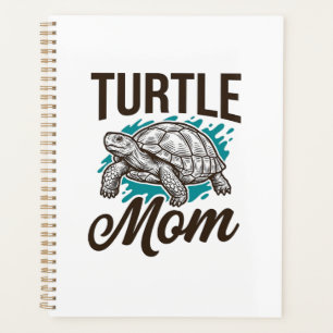 Turtle Mom Vintage-Stichvektor-Design_1 Planer
