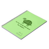 Turtle Motivation Spiral Notizblock (Linke Seite)