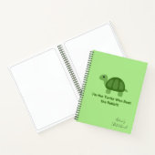 Turtle Motivation Spiral Sketchbook Notizblock (Innenseite)