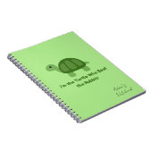 Turtle Motivationsspirale Notizblock (Rechte Seite)