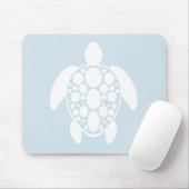 Turtle Mouse Pad - Weiß Mousepad (Mit Mouse)