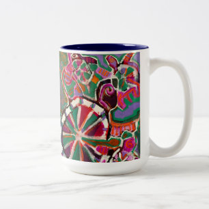Turtle Mug Nr. 12 ist perfekt für Schildkrötenlieb Zweifarbige Tasse