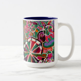 Turtle Mug Nr. 12 ist perfekt für Schildkrötenlieb Zweifarbige Tasse