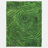 Turtle-Muschel Fleecedecke (Vorderseite)