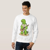 Turtle Musician Gitarre Sweatshirt (Vorne ganz)
