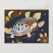 Turtle Night Postkarte (Vorderseite)