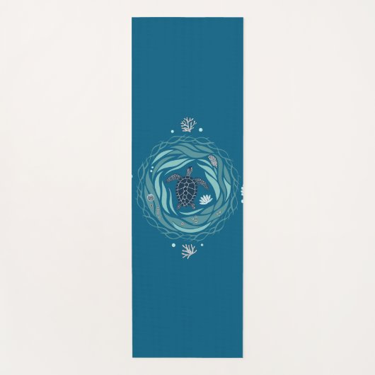 Turtle, Non-Slip Yogamatte (Vorderseite)