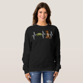 Turtle Nova Scotia Duck Tolling Retrievers Heartbe Sweatshirt (Vorne ganz)