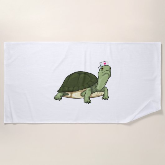 Turtle Nurse Strandtuch (Vorderseite)
