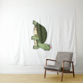 Turtle Nurse Wandteppich (Beispiel (Horizontal))