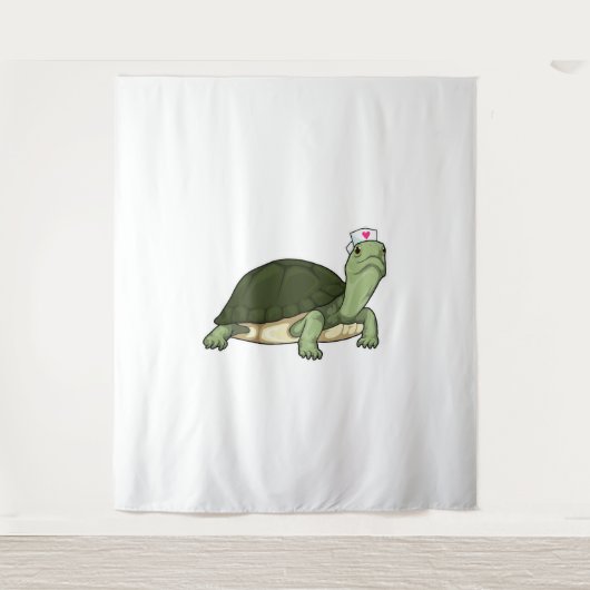 Turtle Nurse Wandteppich (Vorderseite)
