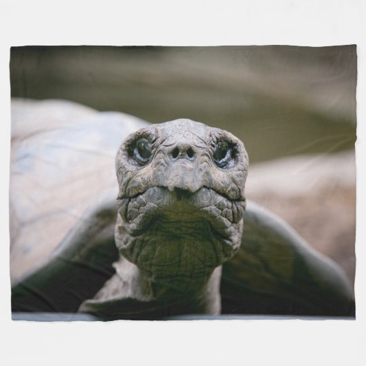 TURTLE oder E.T. ? Fleecedecke (Vorderseite (Horizontal))