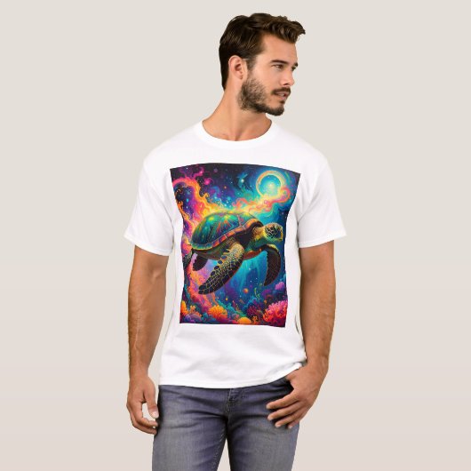 Turtle of the Eternal Current T-Shirt (Vorne ganz)