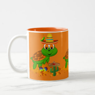 Turtle Orange Tasse