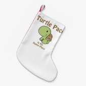 Turtle Pace - Happy Place Kleiner Weihnachtsstrumpf (Vorderansicht (hängend))