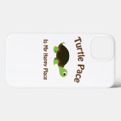 Turtle Pace ist mein glücklicher Ort Case-Mate iPhone Hülle (Rückseite (Horizontal))