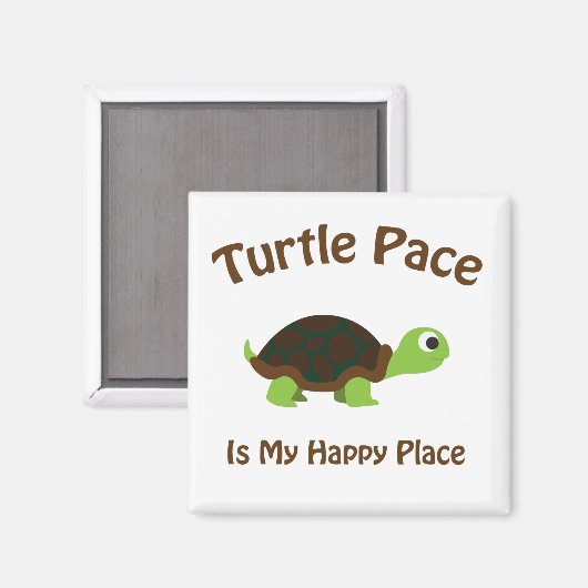 Turtle Pace Magnet (Vorderseite/Rückseite)
