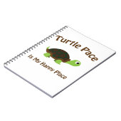 Turtle Pace Notizblock (Linke Seite)