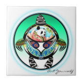 Turtle Panda Fliese (Vorderseite)