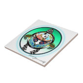 Turtle Panda Fliese (Seite)