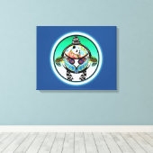 Turtle Panda Leinwanddruck (Insitu (Holzboden))